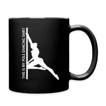 This is My Pole Dancing Shirt Pole Dance Dancer - Full Colour Mug - black - Right