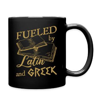 Dark Academia Aesthetic Fueled By Latin And Greek - Mug uni - noir - Droite