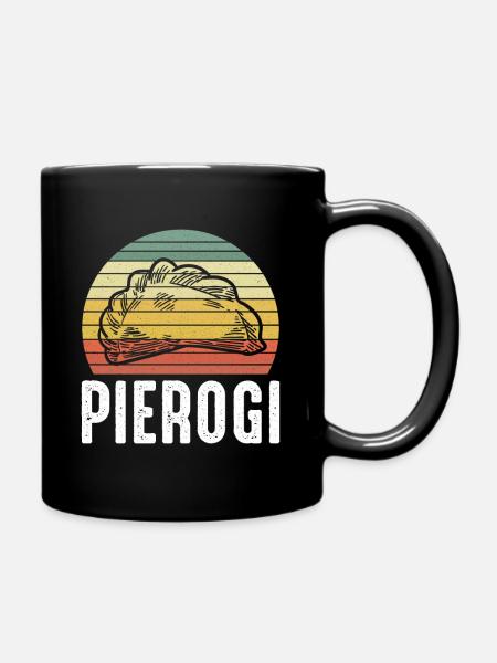 Pirogge Pierogi Polonais Essen Pologne Pâtes - Mug uni - noir