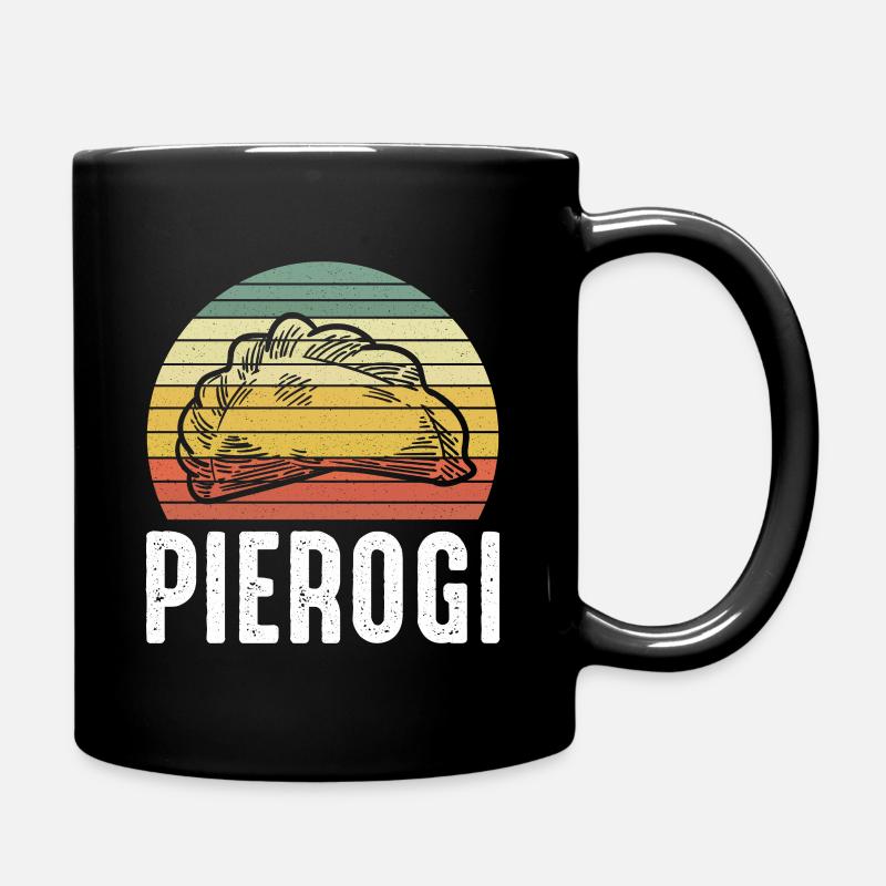 Pirogge Pierogi Polonais Essen Pologne Pâtes - Mug uni - noir