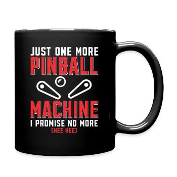 Pinball Master Pinball Machine Slot Machine Game - Full Colour Mug - black - Right