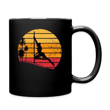 Pole Dancing - Sunset Pole Dance Silhouette - Tasse einfarbig - Schwarz - Rechts