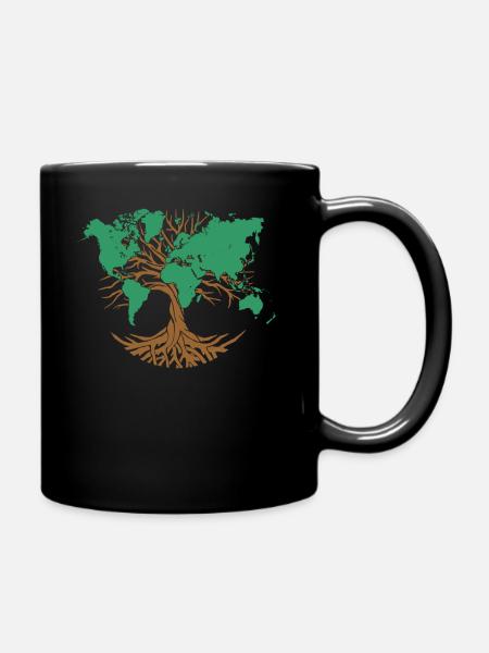 | de l’arbre de terre Protège la Terre Vie Durable - Mug uni - noir