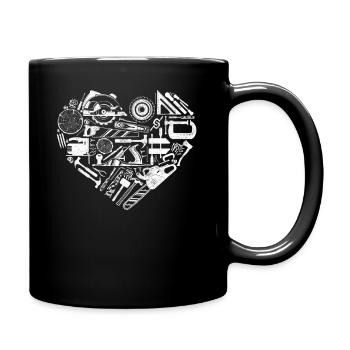 Woodworker Carpenter Tools Vintage - Mug uni - noir - Droite