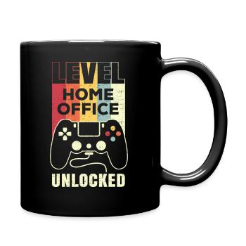 Level Homeoffice Unlocked Rétro Gamer Home Office - Mug uni - noir - Droite