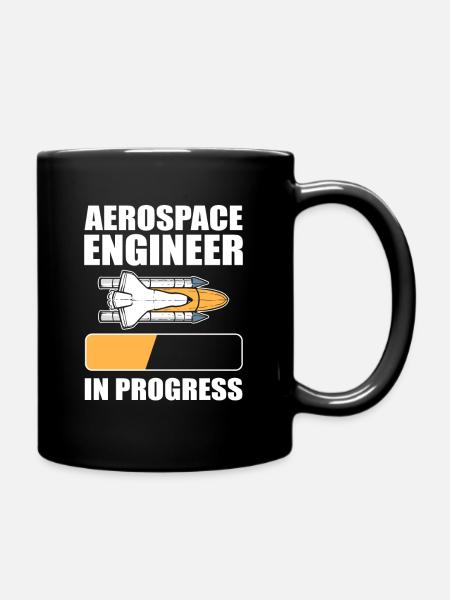 Aerospace Engineer In Progress - Full Colour Mug - black