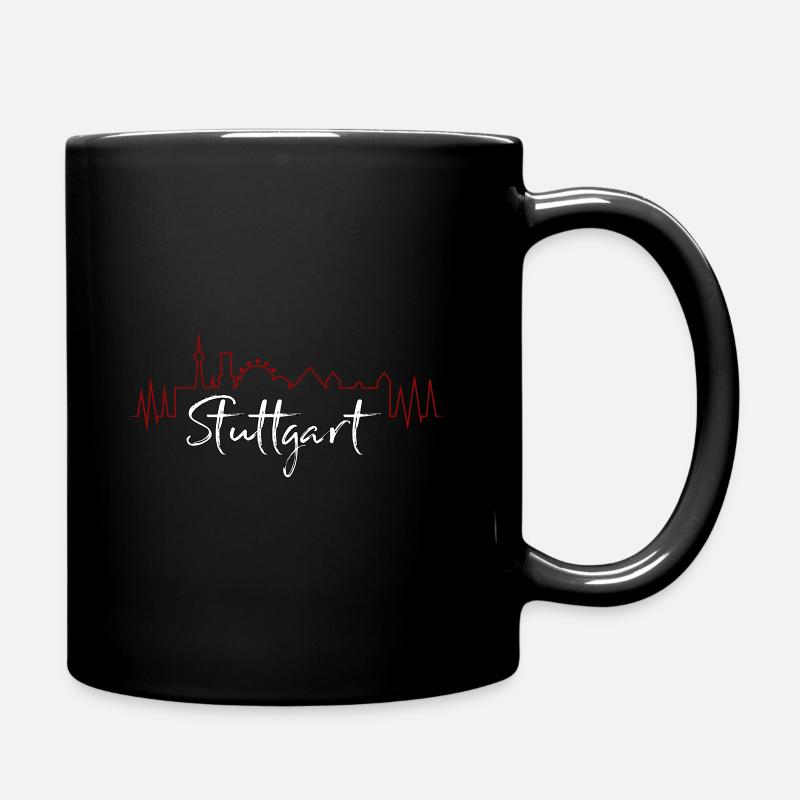 Stuttgart - Tasse einfarbig - Schwarz