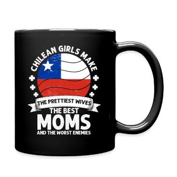 Chilean Mom Mama Chilean American - Full Colour Mug - black - Right