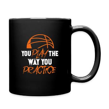 Basket basket-ball Sport Streetball Cadeau - Mug uni - noir - Droite