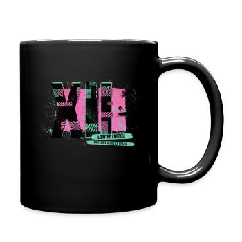 12 Jahre Punk Limited Edition Römische Zahlen - Tasse einfarbig - Schwarz - Rechts