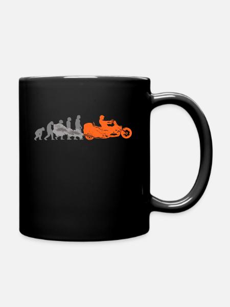 Trike Adult Trike Riders Motor trike Trike Bike - Full Colour Mug - black
