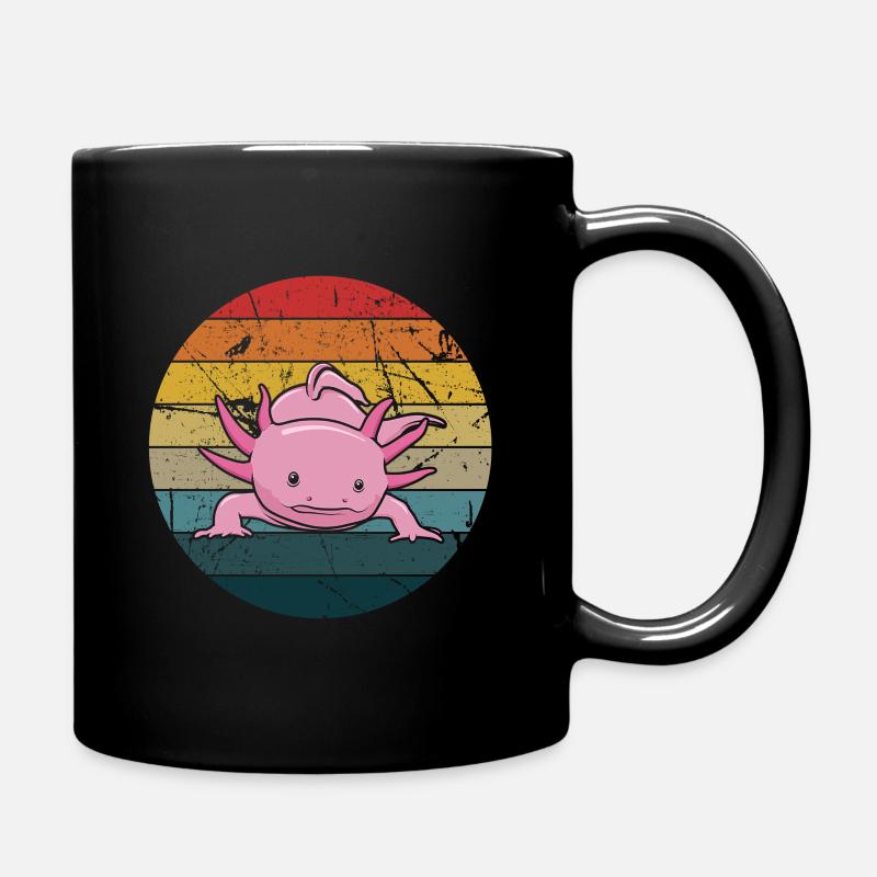 Axolotl - Tasse einfarbig - Schwarz