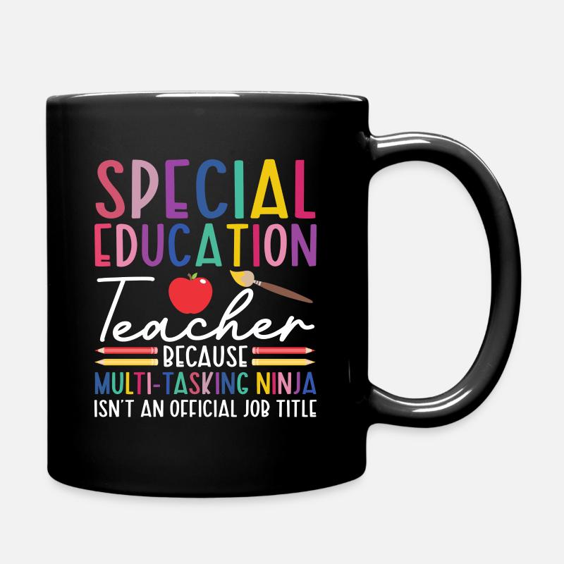 Enseignement spécial École spécialisée école enseignant école - Mug uni - noir