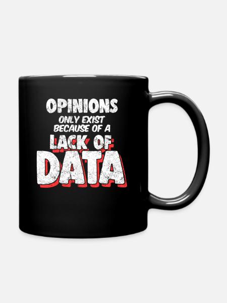 Informatique Data Science Big Data Geek Pun Apparel - Mug uni - noir