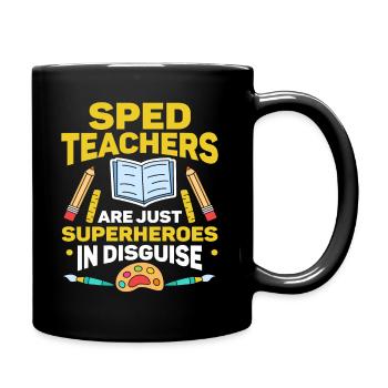 Special Education Special Education Teacher School - Full Colour Mug - black - Right
