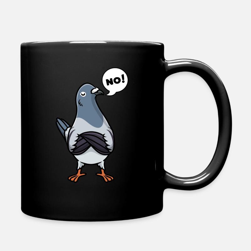 Taube Taubenzucht Taubenzüchter - Tasse einfarbig - Schwarz