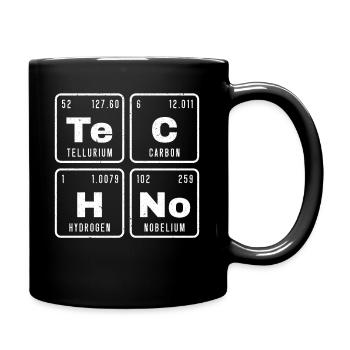 Techno Musique Raver - Mug uni - noir - Droite