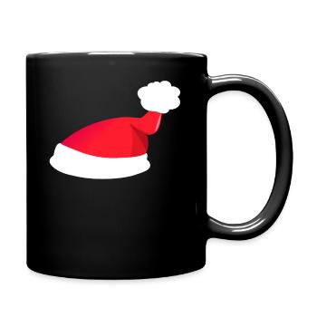 Nikolaus Mütze - Tasse einfarbig - Schwarz - Rechts