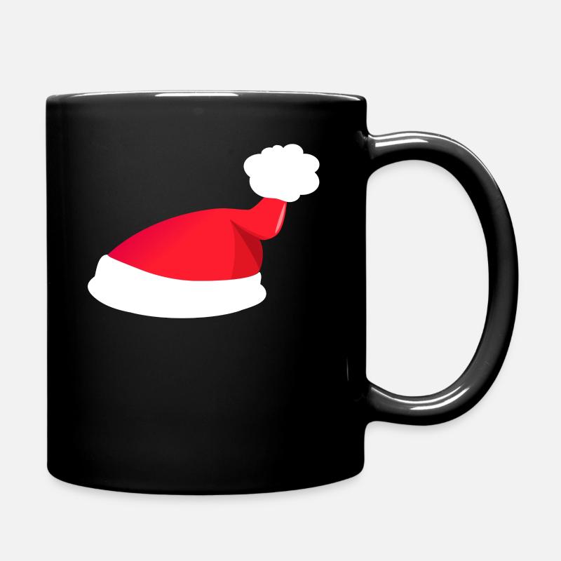 Nikolaus Mütze - Tasse einfarbig - Schwarz