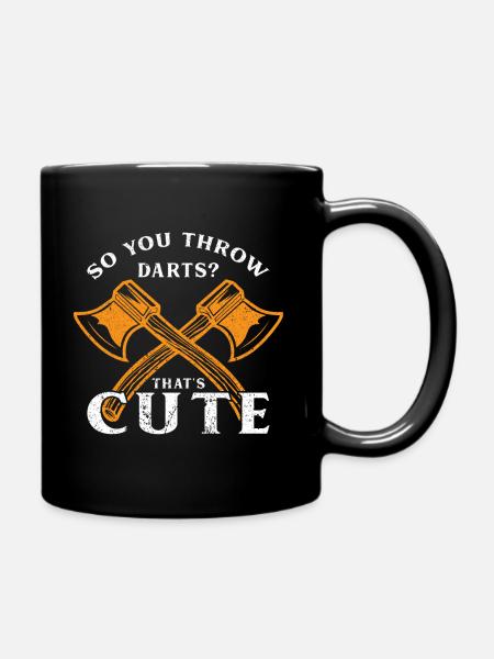 Axe Throw Axe Thrower Axe Axe Gift - Full Colour Mug - black