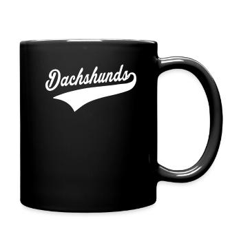 Dachshund Great Christmas Gift - Tasse einfarbig - Schwarz - Rechts