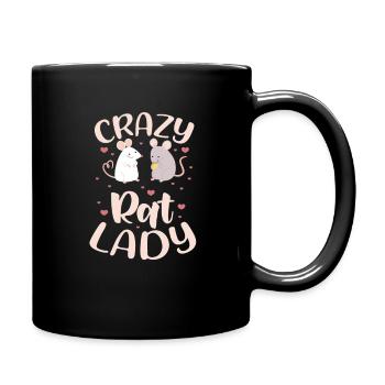 Rat souris animaux de compagnie rats rongeurs cadeau - Mug uni - noir - Droite
