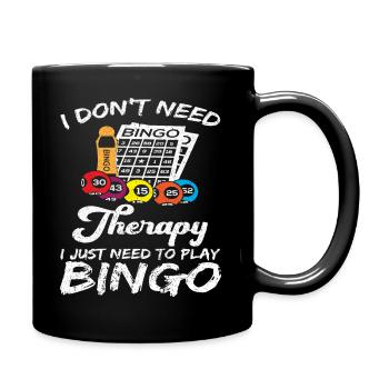 Bingo Bingo Joueur de société Bingo Lotto - Mug uni - noir - Droite