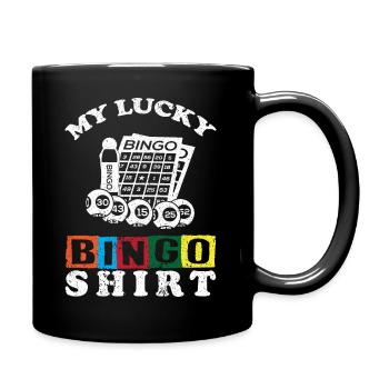 Bingo Bingo Joueur de société Bingo Lotto - Mug uni - noir - Droite