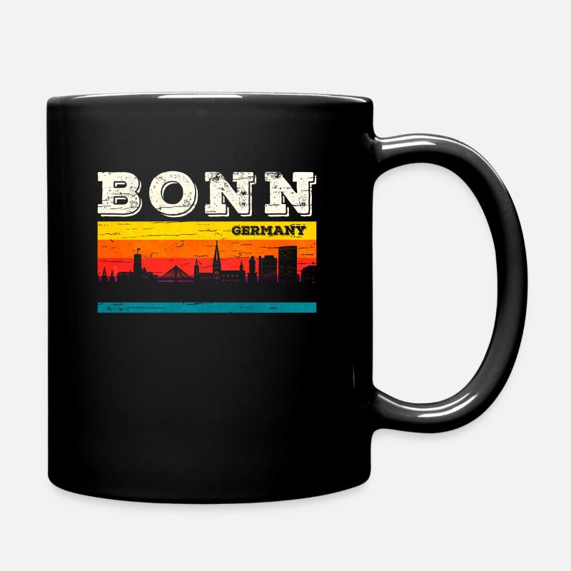 Bonn - Tasse einfarbig - Schwarz
