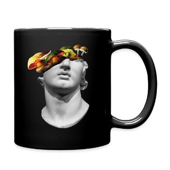 Goblincore Aesthetics Shirt für Pilzsammler - Tasse einfarbig - Schwarz - Rechts