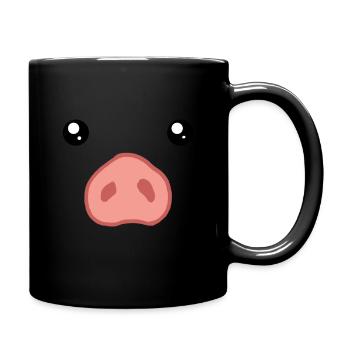 Pig Costume Funny Apparel - Full Colour Mug - black - Right