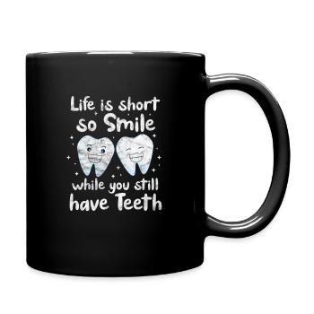 Dentiste - Mug uni - noir - Droite