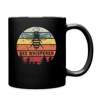 Bee Whisperer Honey Bee beekeeper Beekeeper - Full Colour Mug - black - Right