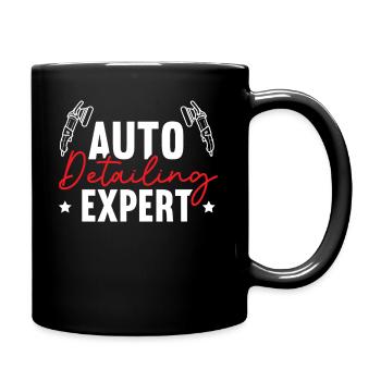 Car Reconditioning Expert Car Conditioner Polisher - Full Colour Mug - black - Right