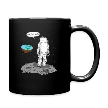 Terre plate Astronaute Well That Sucks - Mug uni - noir - Droite