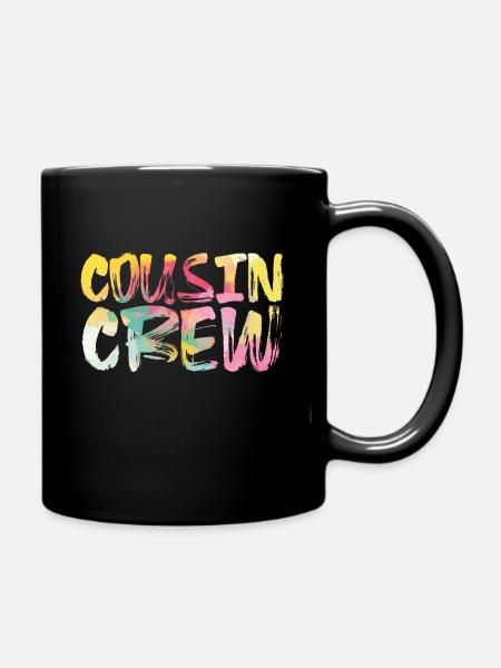 Cousin Crew - Tasse einfarbig - Schwarz