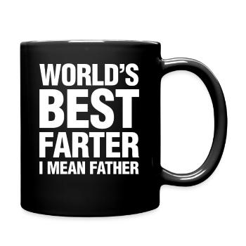 Father's Day Funny Gift - Full Colour Mug - black - Right