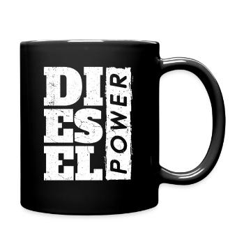 Diesel Power Rolling Coal - Tasse einfarbig - Schwarz - Rechts