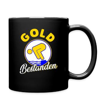 Gold Bestanden - Tasse einfarbig - Schwarz - Rechts