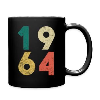 Vintage Anniversaire Rétro 1964 - Mug uni - noir - Droite