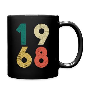 Vintage Anniversaire Rétro 1968 - Mug uni - noir - Droite