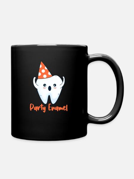 Dentiste Dentiste Dentiste Dentist Dents Cadeau - Mug uni - noir