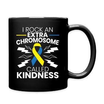 J’Ai Une gentillesse chromosomique supplémentaire - Mug uni - noir - Droite