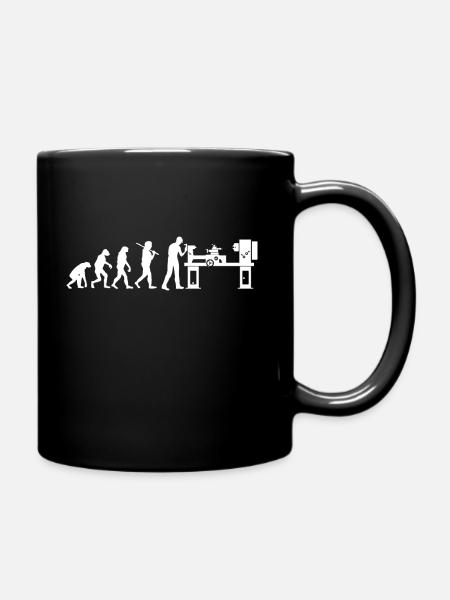 CNC Evolution - Full Colour Mug - black