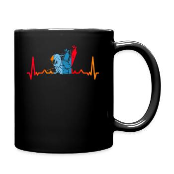 ECG Soudage forgeron coeur soudeur - Mug uni - noir - Droite