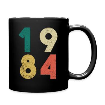 Vintage Anniversaire Rétro 1984 - Mug uni - noir - Droite