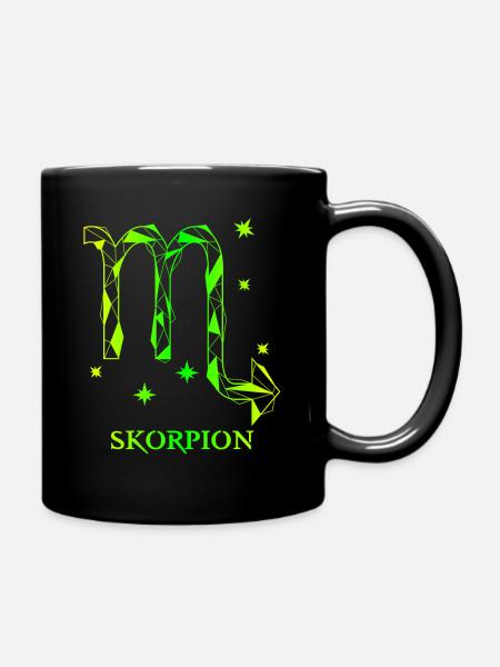 Skorpion - Tasse einfarbig - Schwarz