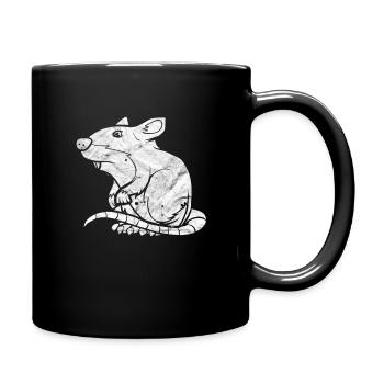 Rat - Full Colour Mug - black - Right