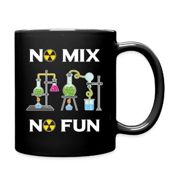 No Mix No Fun Labor Chimie T-shirt Science - Mug uni - noir - Droite