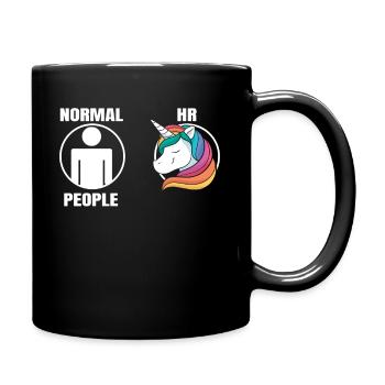 Directeur du personnel HR Einhorn Magique HR Staff - Mug uni - noir - Droite